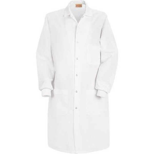 Vf Imagewear Red Kap¬Æ Unisex Specialized Cuffed Lab Coat W/Inside Pocket, White, Poly/Combed Cotton, 3XL KP72WHRG3XL